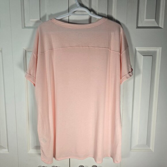 NWT Amazon Essentials Pink Women's Relaxed-Fit Crewneck T-Shirt - Size XLarge - Picture 2 of 6